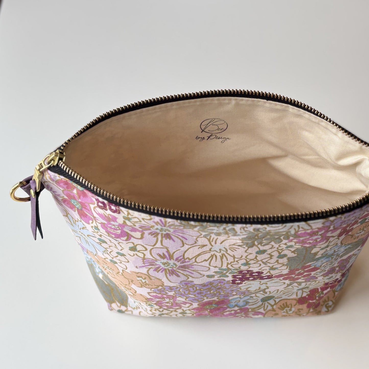 English Rose in Pinks - Canvas Pouch