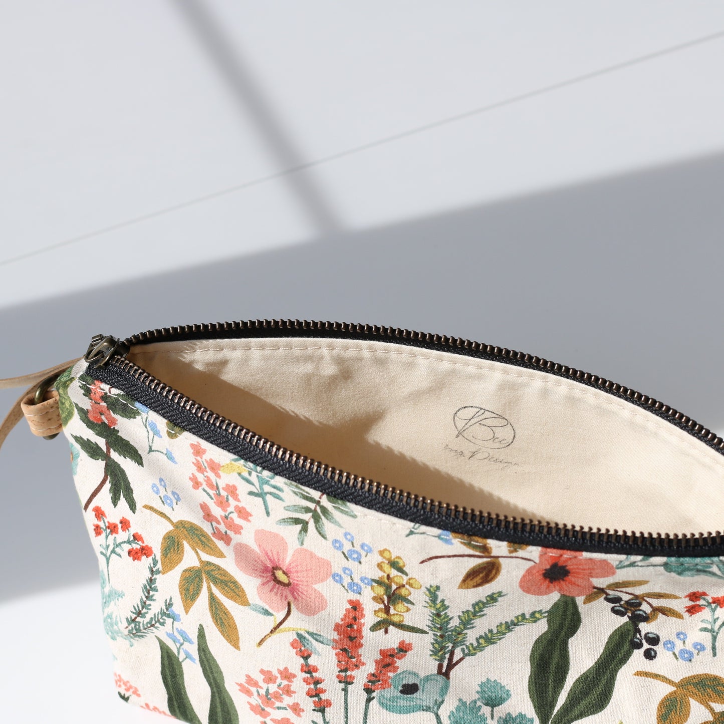 Herb Garden Natural - Canvas Travel Pouch