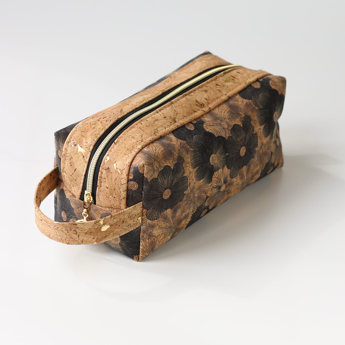 Grey Blooms - Cork Aven Pouch