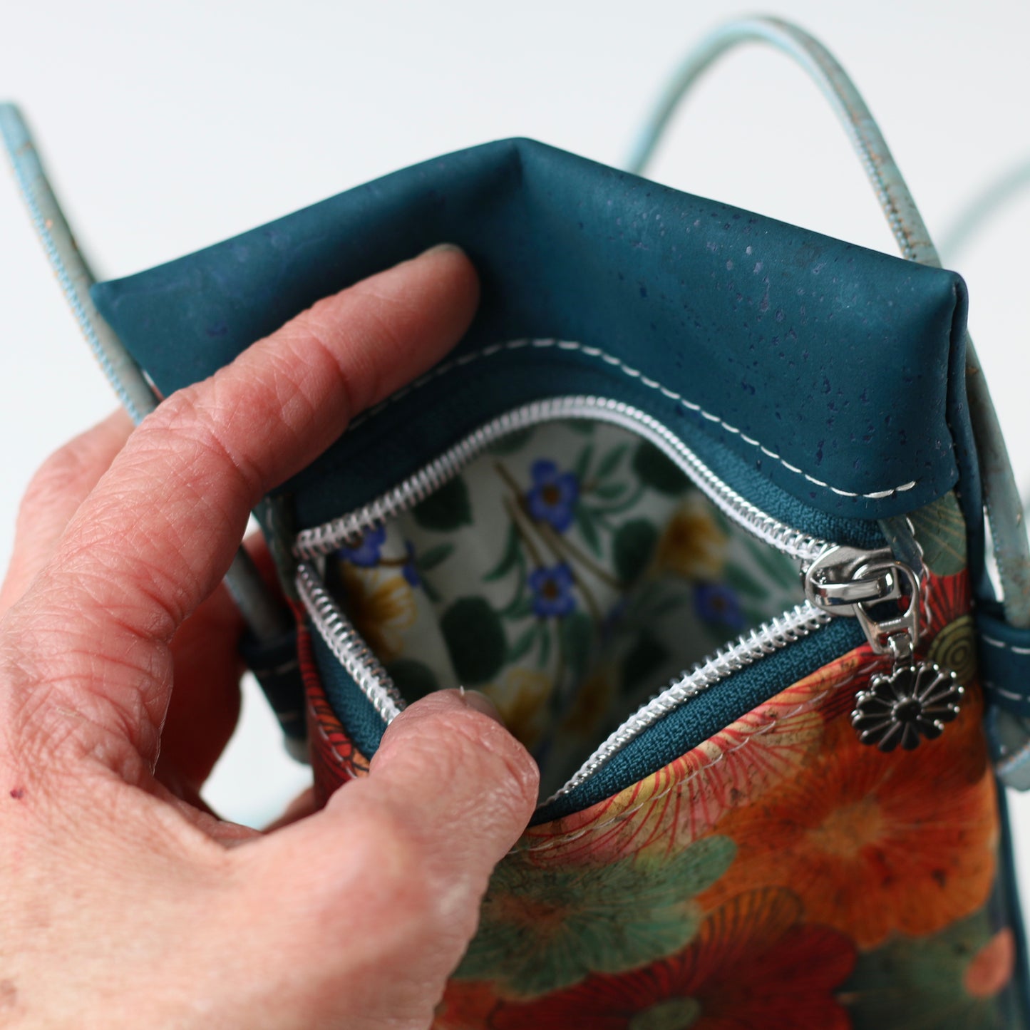 Jade Floral - Mini Crossbody Bag