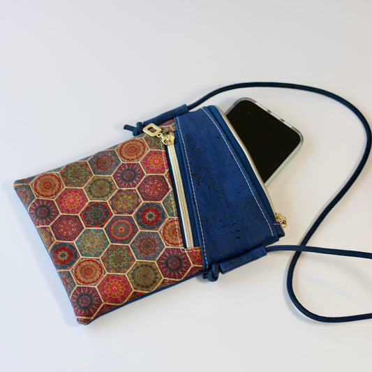 Mosaic in blue - Nomad Phone Bag