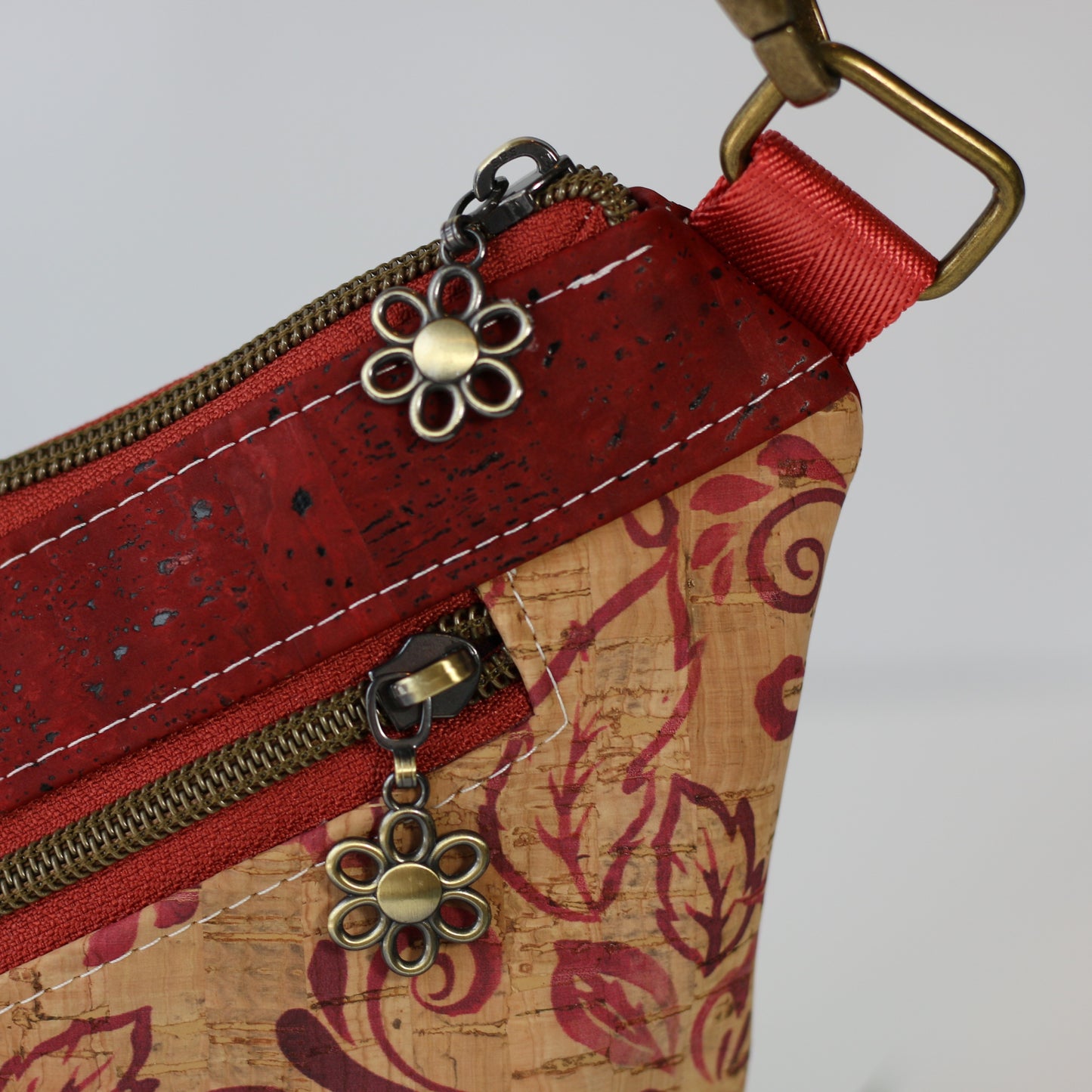 Red Floral - Traveller Belt Bag