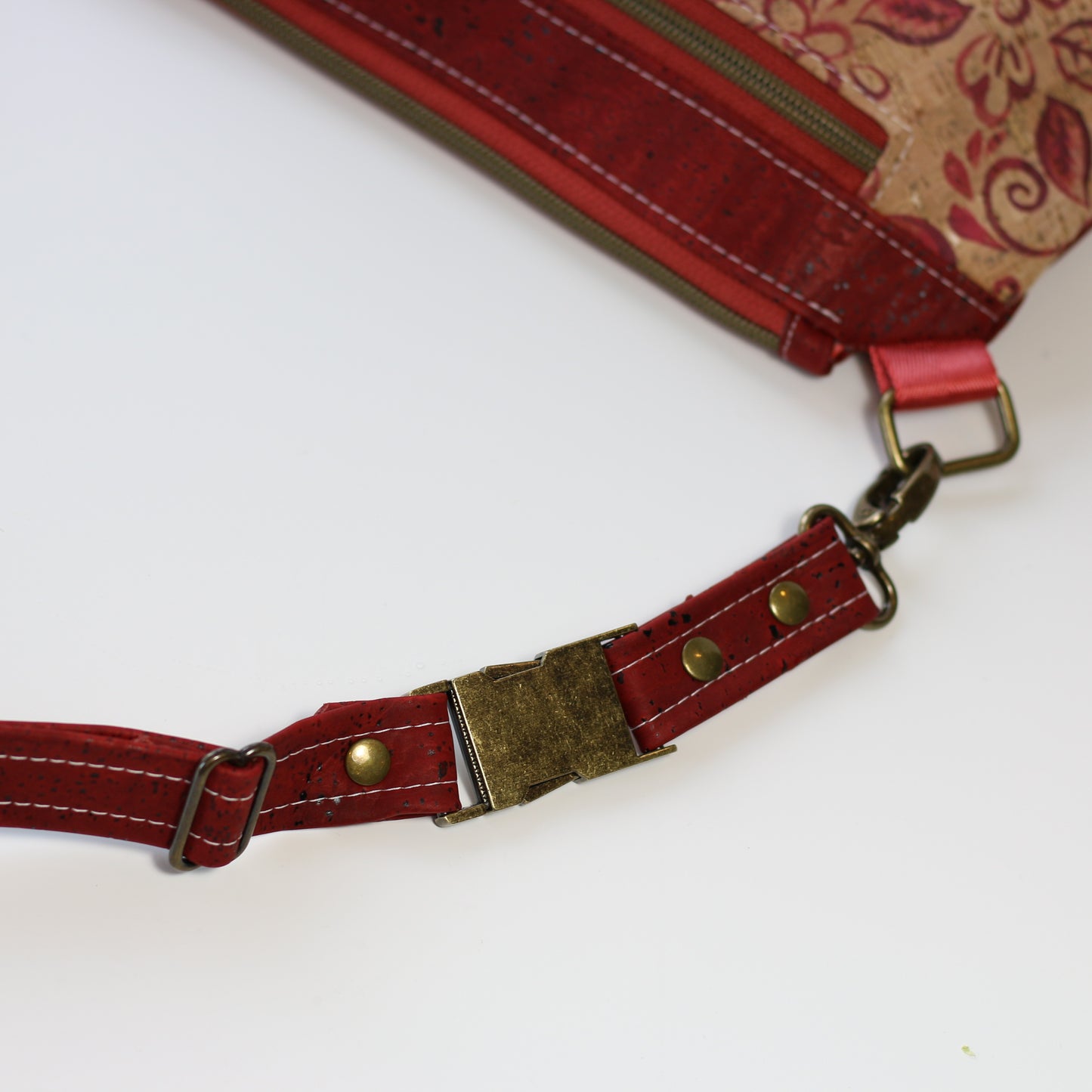 Red Floral - Traveller Belt Bag