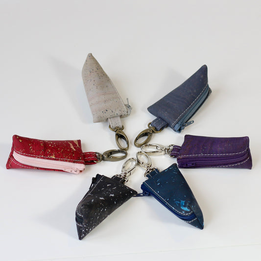 Solid Colours- Cork Lip Balm Pouch