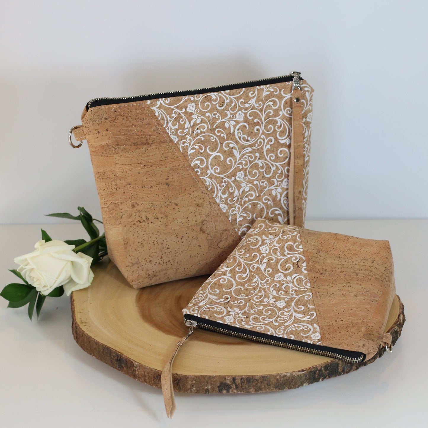 Baroque Elegance - Cork Travel Pouch