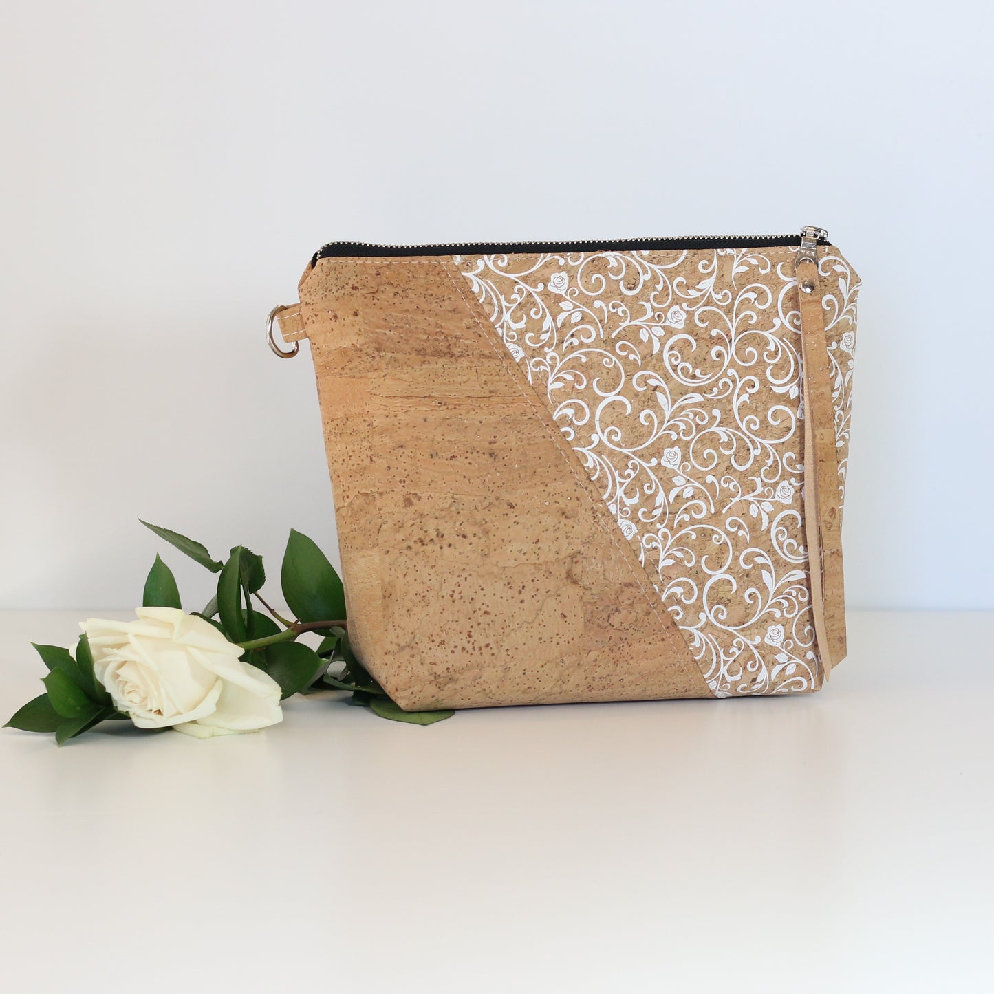 Baroque Elegance - Cork Travel Pouch