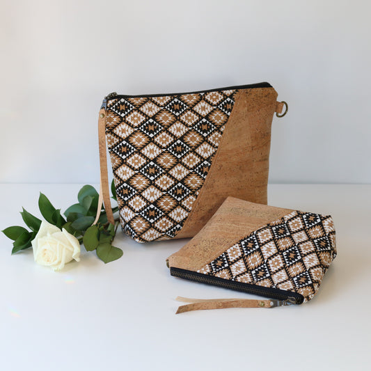 Diamonds - Cork Travel Pouch