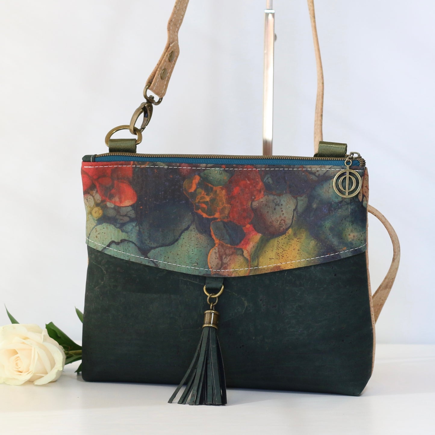 Inky Abstract - The Tassel Bag