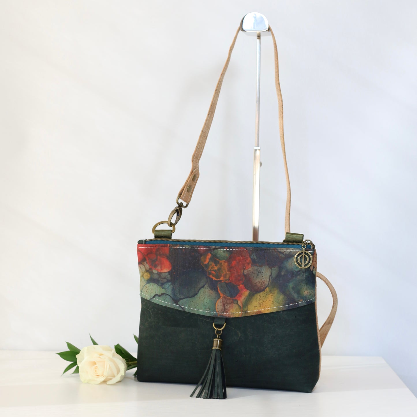 Inky Abstract - The Tassel Bag