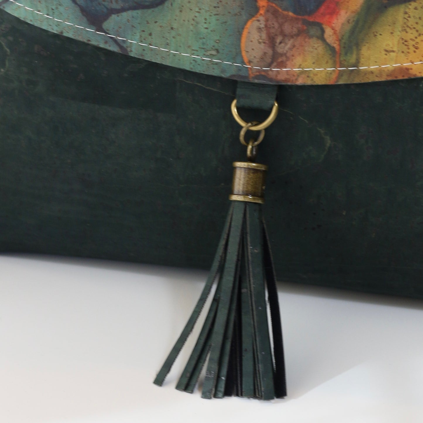 Inky Abstract - The Tassel Bag