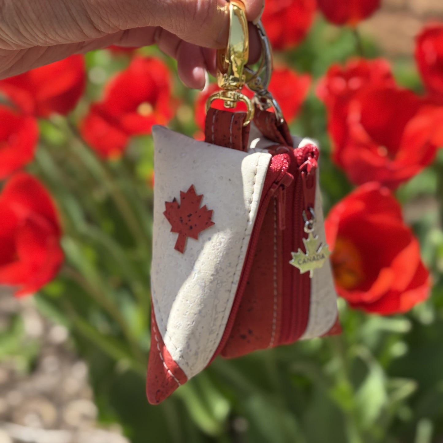 Oh Canada - Cork Lip Balm Pouch
