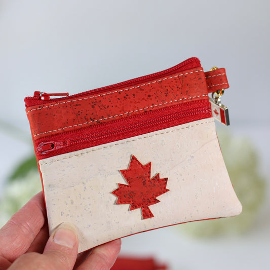 Oh Canada - Cork Coin Purse