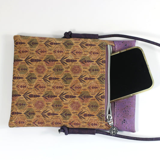 Lavender - Mini Crossbody Bag (larger size)