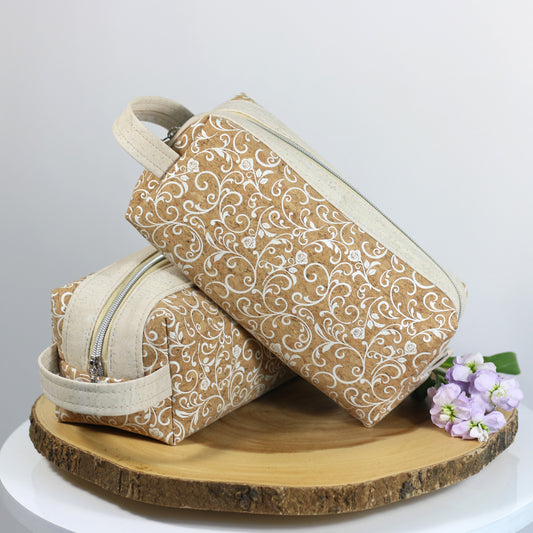 Baroque Elegance - Large Cork Aven Pouch (two options)