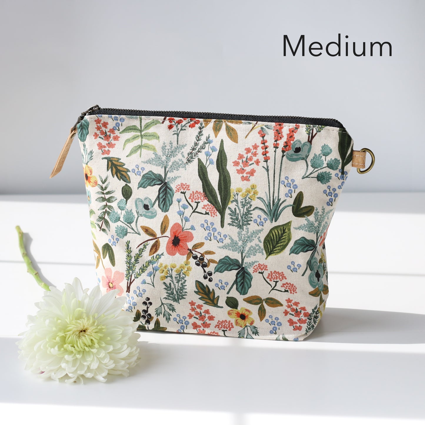 Herb Garden Natural - Canvas Travel Pouch