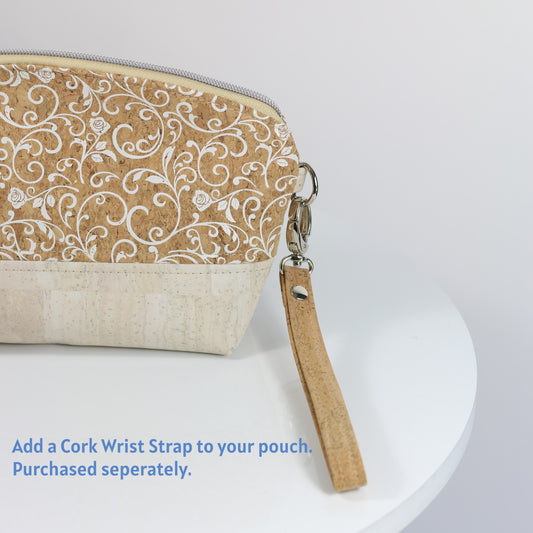 Baroque Elegance - Cork Luna Pouch