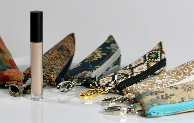 Cork Lip Gloss Pouch