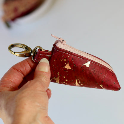 Solid Colours- Cork Lip Balm Pouch