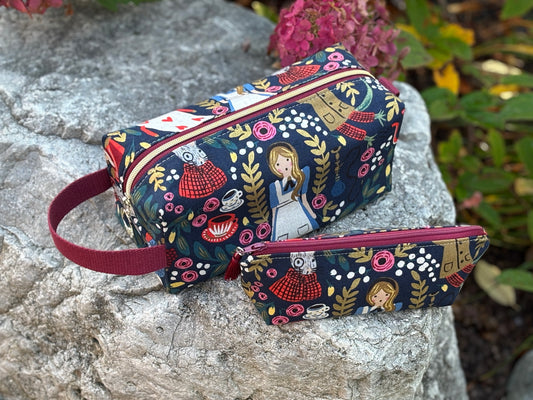 Custom Order for A. Daigle - Aven pouch in Wonderland