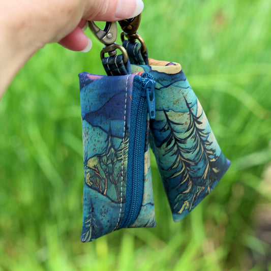 Mountain - Cork Lip Balm Pouch
