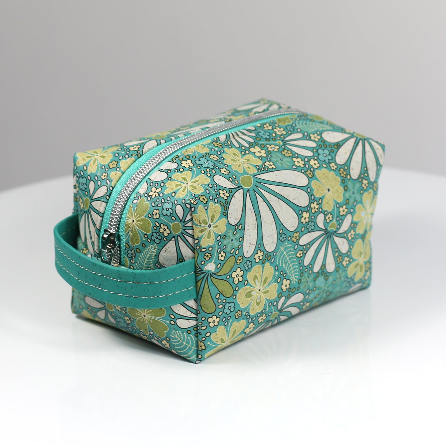 Ocean Floral - Cork Aven Pouch - Small