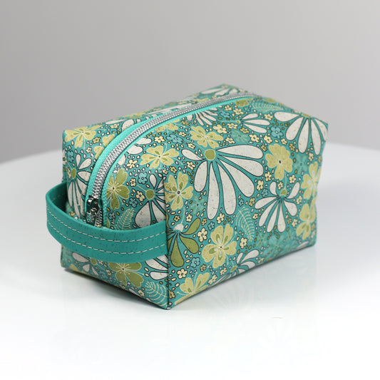 Ocean Floral - Cork Aven Pouch - Small
