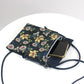 *NEW* Daisies in navy - Mini Crossbody Bag (larger size)