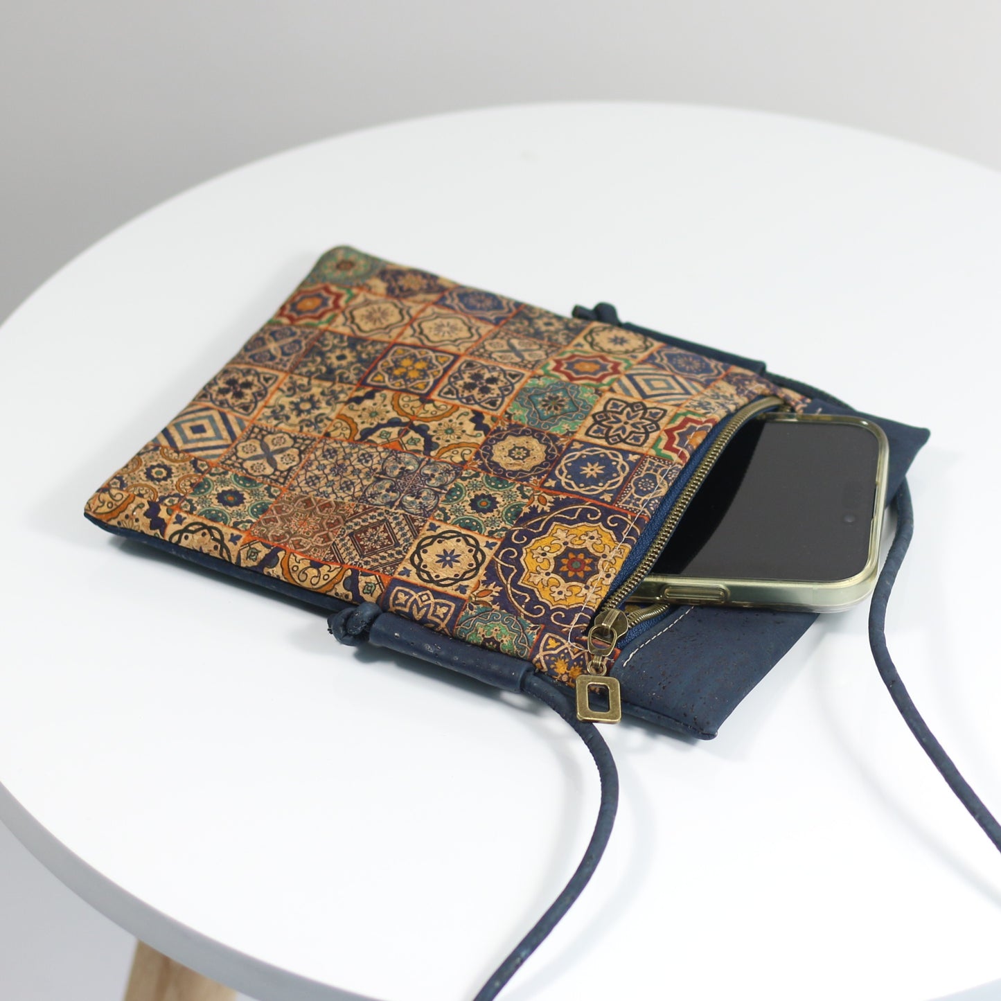 Portugal Tile - Mini Crossbody Bag (larger size)