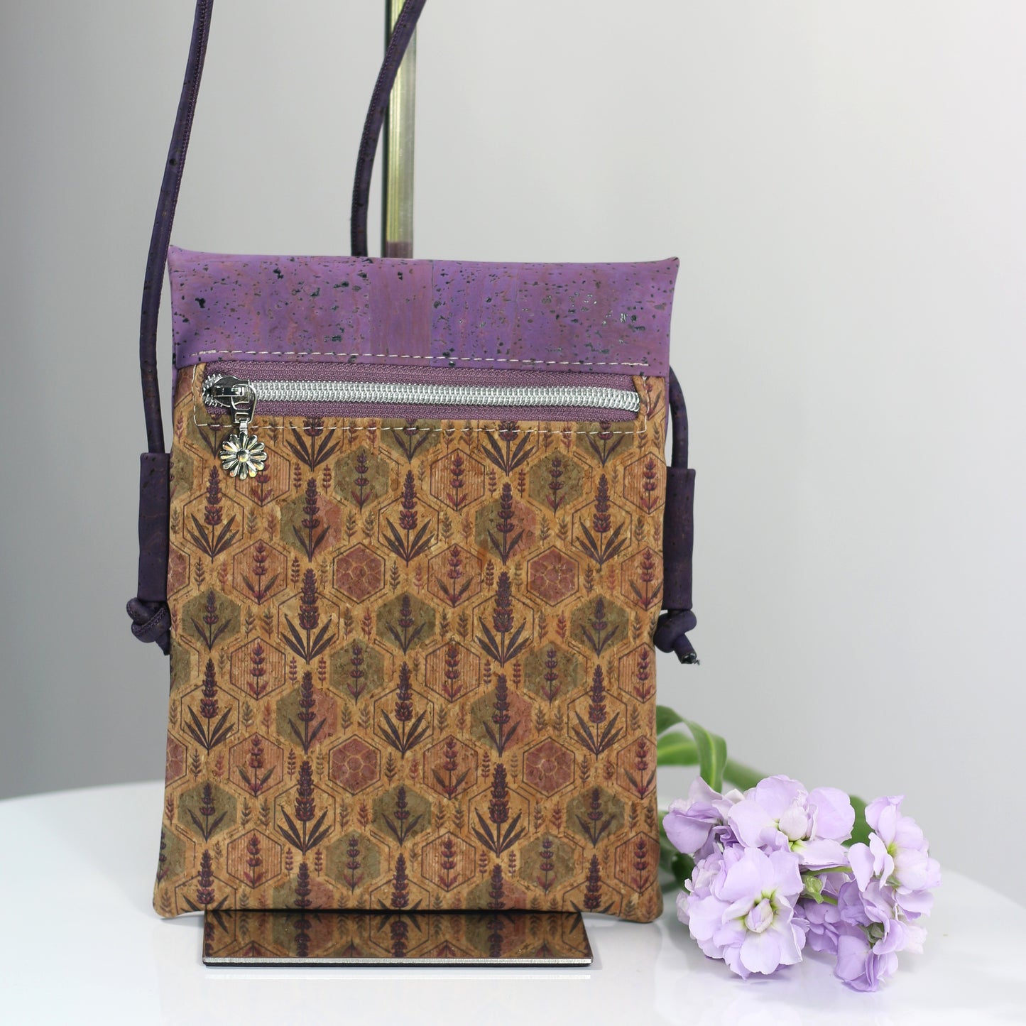 Lavender - Mini Crossbody Bag (larger size)
