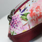 Watercolour Floral - Luna Pouch Cork and Canvas