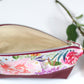 Watercolour Floral - Luna Pouch Cork and Canvas