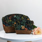 Herb Garden Midnight - Luna Pouch Cork and Canvas