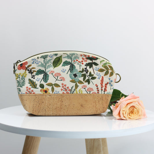 Herb Garden Natural - Luna Pouch Cork and Canvas