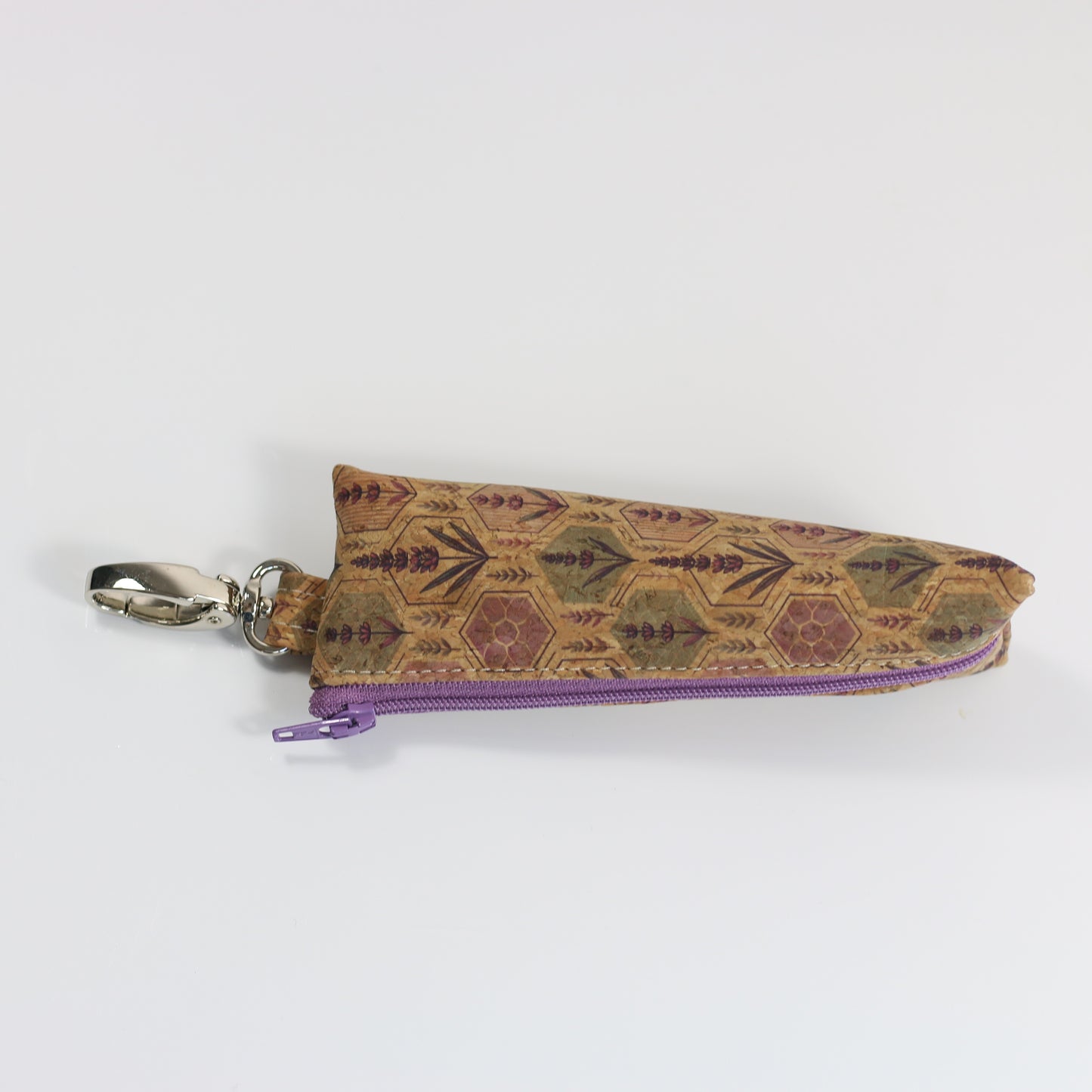 Purples - Cork Lip Gloss Pouch