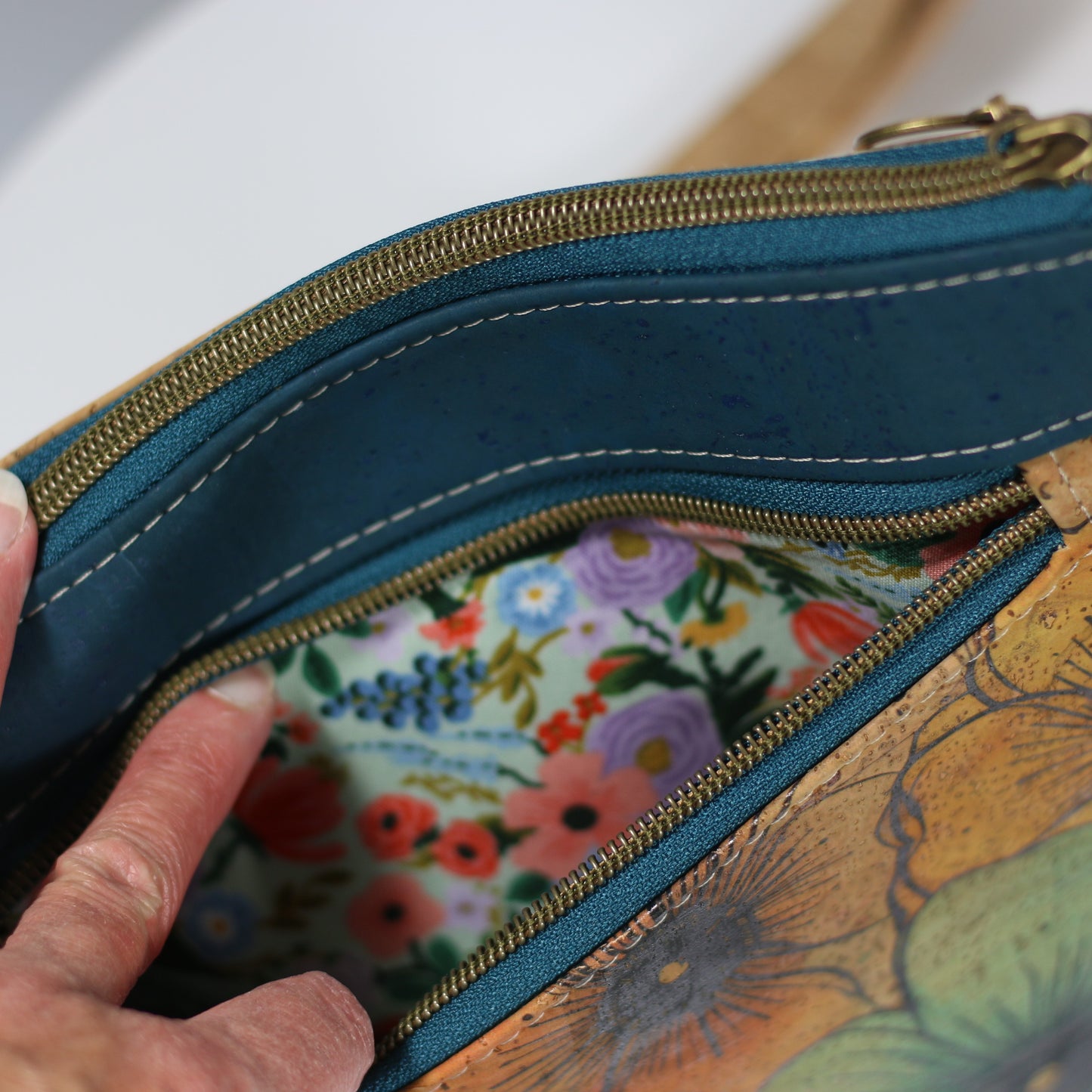 *NEW* Teal Blooms - Traveller Belt Bag