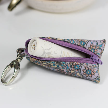 Purples - Cork Lip Balm Pouch
