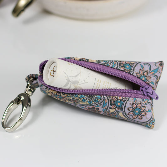 Purples - Cork Lip Balm Pouch