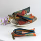 Greens and Golds - Cork Lip Gloss Pouch