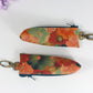 Greens and Golds - Cork Lip Gloss Pouch