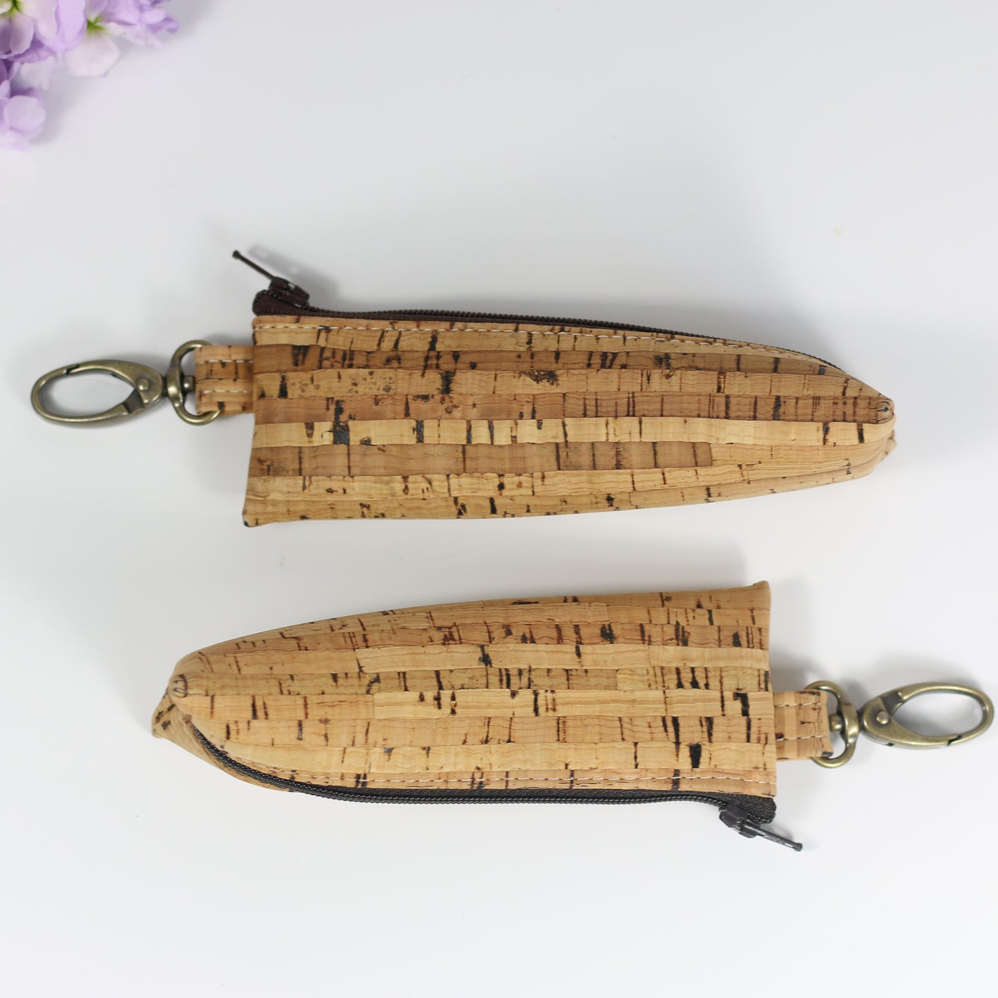 White and Naturals - Cork Lip Gloss Pouch