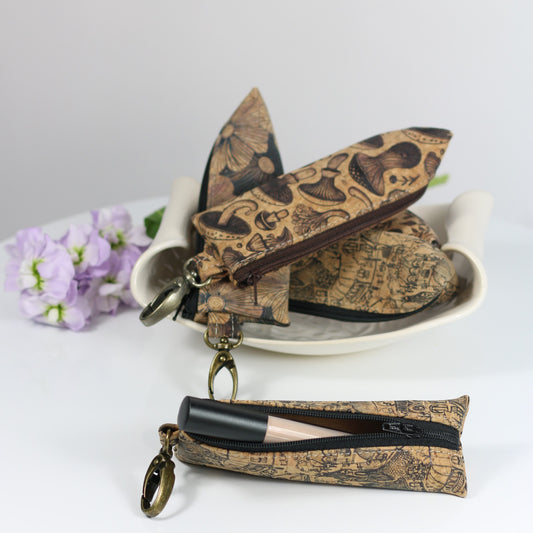 Blacks and Naturals - Cork Lip Gloss Pouch