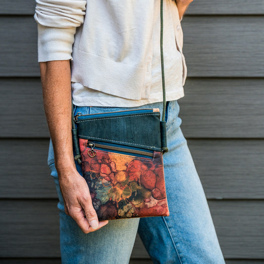 Inky Abstract - Nomad Phone Bag